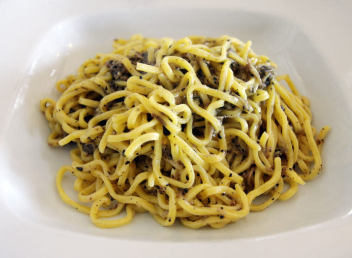 "Ciriole with truffle"