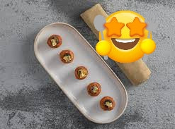 Fried chicken meatballs with caviar and truffle