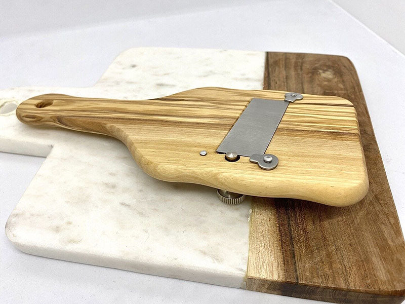 Italian Truffle Slicer Olive wood single blade